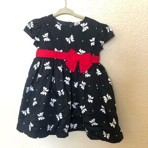Carter’s Black and Red Bow Dress Holiday